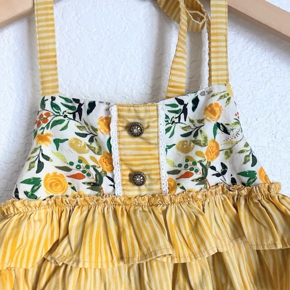 Haute Baby Merigold Garden Ruffle Bubble Romper 18M - Picture 4 of 9